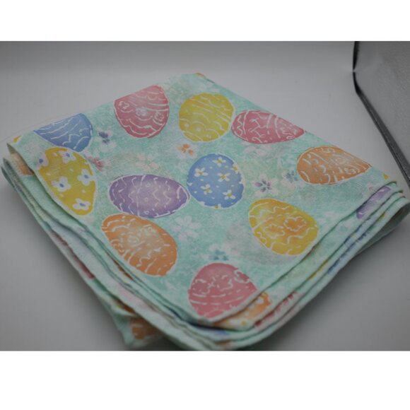8 NEW WITH TAGS Bardwil Easter Napkins "Easter Hunt Pastel" - Picture 4 of 8